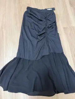 rienda アシンメトリー　ロングスカート