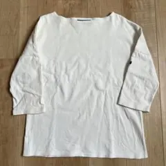 セントジェームズ　カットソー　36 ホワイト　白　ボートネック　プルオーバー