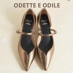 ODETTE E ODILE チューリップカットベルト パンプス 24.5