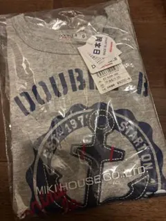 新品　DOUBLE.B 長袖カットソー グレー マリンモチーフ