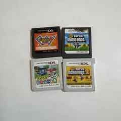 イナズマイレブン3 & スーパーマリオソフト4本セット