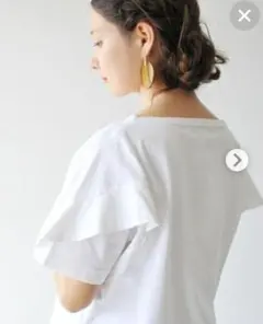 SACRA ペタルスリーブ Tシャツ カットソー Sのサムネイル