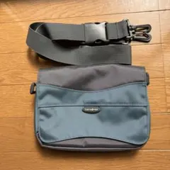 Samsonite ショルダーバッグ グレー/ブルー