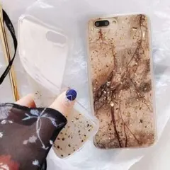 iPhoneX XS MAX  7 ケース 韓国 送料込即納 キラキラ 透明