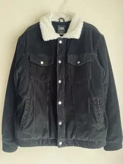 ZARA コーデュロイ ボアジャケット