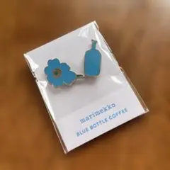 新品marimekko × BLUE BOTTLE COFFEE ピンバッジのサムネイル
