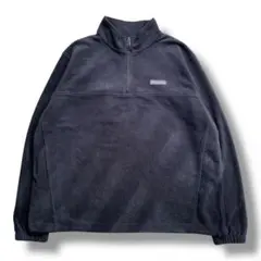 F1285　【即購入OK】　Columbia　ハーフジップフリース　2XL　黒