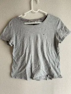 TOMMY JEANS グレー 半袖 Tシャツ XS