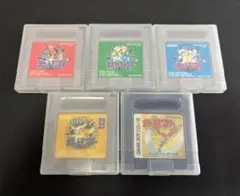 GB ポケットモンスター シリーズ 5本セット　まとめ売り　ソフトのみ