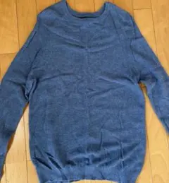 ★値下げ中・zaraman 長袖ザラマン ニット ブルー ZARA MANメンズ