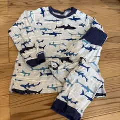 コンビミニ　サメ柄長袖パジャマ 110cm