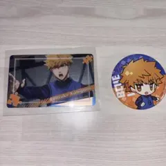 ブルーロック　國神錬介　カード　缶バッジ　2個セット