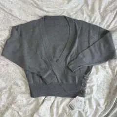 Spick and span ミラノリブカシュクールプルオーバー　グレー