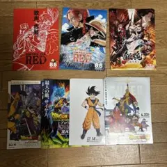ワンピース　ドラゴンボール　銀魂　映画　フライヤー