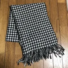 大判マフラー　ストール　(千鳥格子)