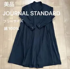 JOURNAL STANDARD ブラック シャツワンピース フリーサイズ
