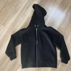 訳あり★150cm 黒いパーカー