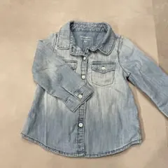 babyGap デニムシャツ 18-24 months 80cm相当 長袖シャツ