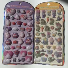 正規品　コットンパフィーシール　ズートピア　ベイマックス　2種　ディズニー