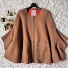 BEARDSLEY ビアズリー リバーシブル ポンチョ ウール コート