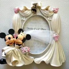 フロリダディズニーワールド　写真立て　ウェディング　ミッキー　ミニー