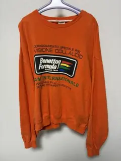 90s BenettonベネトンF1レーシングチーム スウェットトレーナー Lのサムネイル
