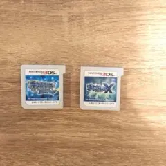 3DSポケットモンスターアルファサファイア & X のカセット本体のみ。
