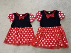 ミニー　ワンピース　セット　姉妹