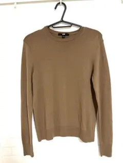 UNIQLO ブラウン 長袖ニット L