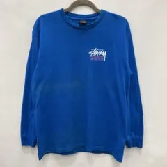 Stussy ロングスリーブTシャツ 青 L