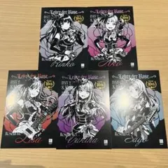 Roselia Lehre der Rose ライブ 特典 特製カード5枚セット