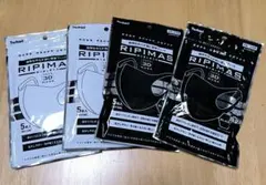 RIPIMAS 3Dマスク ふつうサイズ ホワイト、ブラック 合計4袋のサムネイル