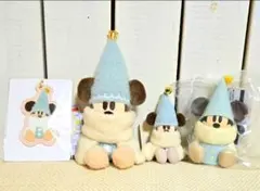 リルリンリン　水色セット　ぬいぐるみチャーム　バッジ　キーチェーン　ガチャ