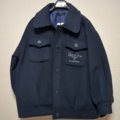 ウールコート ネイビー ※140cmのサムネイル