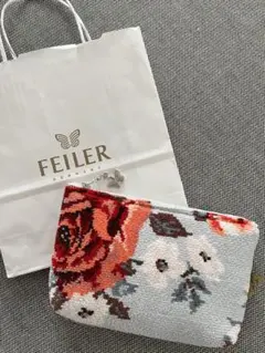 新品 フェイラー FEILER 花柄ポーチ