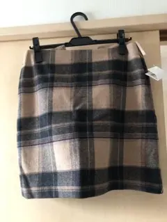 チェックスカート ユニクロ 未使用