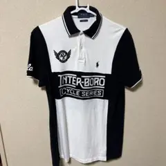 POLO RALPH LAUREN ポロシャツ S ホワイト/ブラック