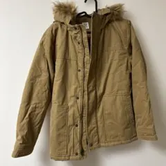 GAP KIDS フード付き中綿コート XXL（160）ベージュ