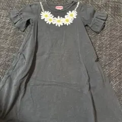 kate spade 黒 花刺繍 ワンピース 140