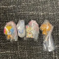 サンエックスユニバース チャーム　アフロ犬　コリラックマ　ごげぱん　まめゴマ