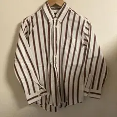 SHIPS ストライプ長袖シャツ 140