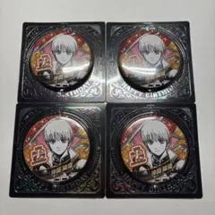銀魂　沖田総悟バースデー缶バッジ４点