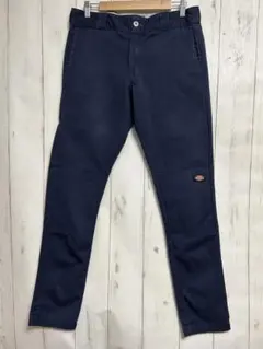 Dickies ダブルニー ワークパンツ ネイビー w32 スキニー e57