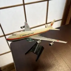 動画あり！！ 日光玩具 日本航空 JAL ダグラスDC-7-C ブリキ飛行機