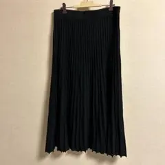 【新品】しまむら　Hina Style ブラック プリーツスカート LLサイズ