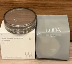 ルナ　LUNA ブラーカバークッション　01バニラ本体＋レフィル付きお得セットのサムネイル