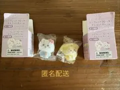 ちいかわ サンリオ シークレットフロッキーマスコットチャーム　ちいかわ　うさぎ