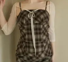 andmary アンドマリーRiri check トップスのみ