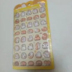 3D動物デザイン ボンボンドロップシール 40枚入り