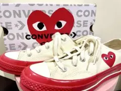 【美品・箱あり】コム・デ・ギャルソン × コンバース スニーカーのサムネイル